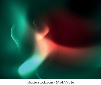 Neon lights vector abstract background, modern design template