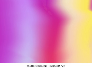 Neon line magenta violet orange yellow waves pattern. Vibrant liliac pink plum beige lemon background iridescent print. Tie dye art gradient banner. Festival backdrop. Mockup for advertisement