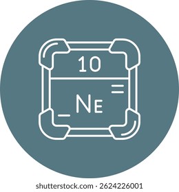 Design de ícone de vetor Neon Line