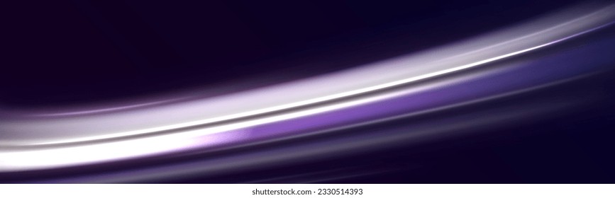 Neon line white png. Light silver Twirl. Curve light effect of white line. Glitter spiral with the effect of light. Luminous white lines of speed. Vector illustration.	