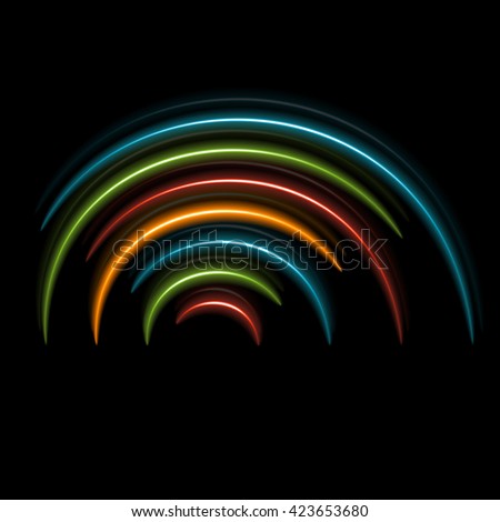 Neon lines background Stock photo © 