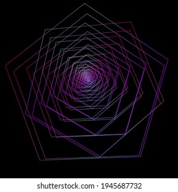 Neon lines on black background. Trendy design for invitations, shop adds, flyers, banners, etc
