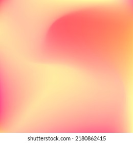 Neon Liquid Warm Trendy Bright Background. Fluid Pastel Peach Sunset Vibrant Swirl Gradient Mesh. Pink Curve Yellow Watercolor Design Picture. Orange Sunrise Flow Red Color Gradient Backdrop.