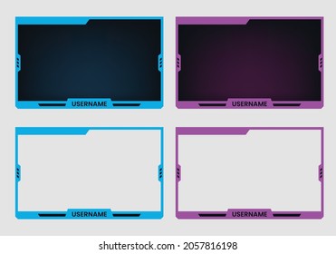 neon live Streaming screen panel overlay design template neon theme. Live video, online stream futuristic technology style. Abstract digital user interface. Live streaming button.