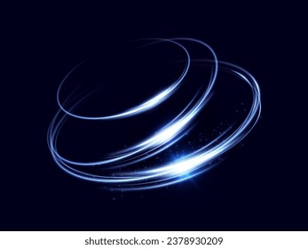 	
Neon magic circle.Futuristic light circle for background.Light frame.Vector.Magic portal.