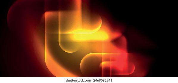 Diseño de luz mágica de neón. Ilustración vectorial Para Fondo de pantalla, Anuncio, Fondo, Tarjeta, Ilustración de libro, página de destino