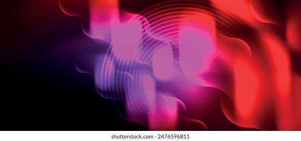 Neon magic light design. Vector Illustration For Wallpaper, Banner, Background, Card, Book Illustration, landing page