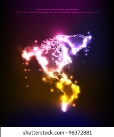 neon map
