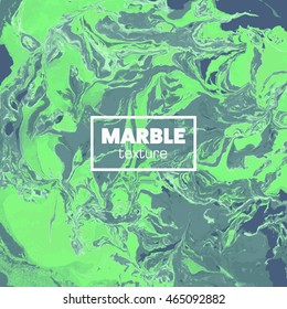 Neon marble texture. Vector Hand drawn artwork on water. Liquid paint pattern. Abstract colorful background in ebru suminagashi technique.
