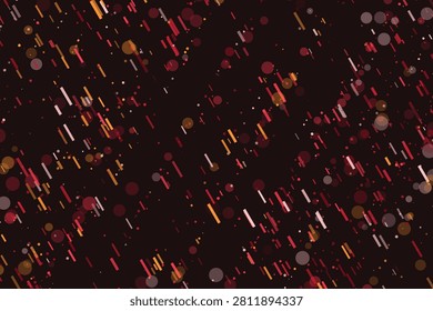 Neon matrix glow: abstract red-orange light streaks on black background, lightstreaks redorange