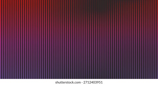 Diseño de gradación de semitono multicolor de neón. Celosía de gradiente de franja diagonal radiante, telón de fondo con líneas vívidas y transiciones tonales del arco iris.