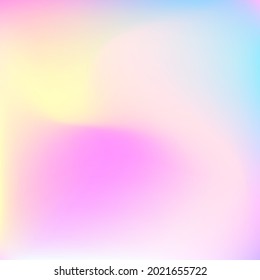 Neon Multicolor Wavy Light Cold Swirl Gradient Mesh. Dynamic Fluid Pink Water Vivid Background. Liquid Sky Colorful Bright Smooth Surface. Vibrant Color Curve Blurred Pastel Gradient Backdrop.