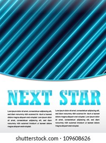 neon next star - web and print template