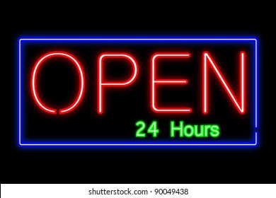 Neon Open Sign