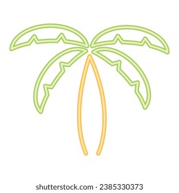 neon palm sign vector isolated - Powered by Shutterstock - Get 15% off with code: PIKWIZARD15