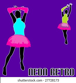 Neon Party Background