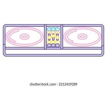 neon party turntable music icon isolated