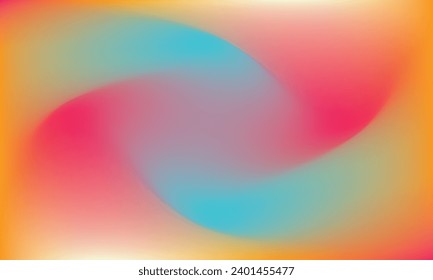 Neon Pastel Color Candy Pattern Design. Gradient Mesh Water Flow Vibrant Sunset Swirl. Warm Orange Red Liquid Yellow Blue Fluid Background. Sweet Green Peach Trendy Creative Commercial Wallpaper.
