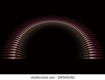 Neon pattern arch that can be used as background and wallpaper
