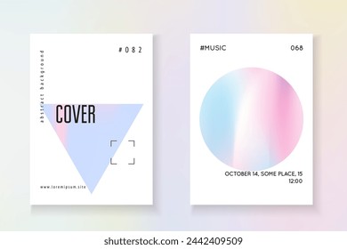 Neon Pattern. Memphis Screen. Blue Geometric Cover. Color Foil. Plastic Design. Colourful Prism Backdrop. Geometry Texture. Purple Neon Pattern