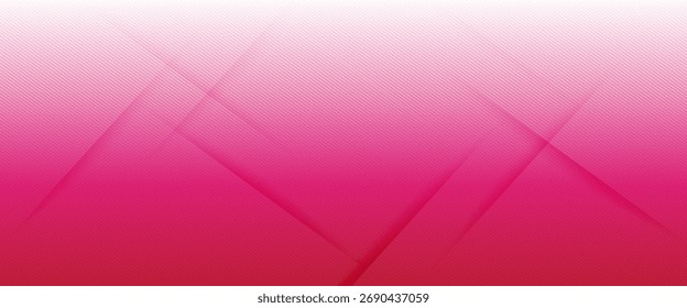 Neon pink abstract background with dynamic and seamless geometric lines, Pink abstract color paper geometry composition background with various lines for design and cover page and card.