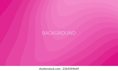 Neon pink abstract background with sharp wavy lines and gradient transition, dynamic fluid shape	