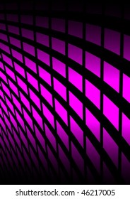 Neon pink techno wall