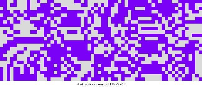 Textura pixelada de neón. Fondo teñido de púrpura y gris. Fondo digitalizado para Anuncio, cartel, volante, folleto, folleto, folleto, folleto. Fondo de pantalla de superposición rasterizado de Vector