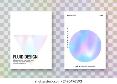 Neon Poster. Modern Concept. Digital Design. Gradient Pattern. Spectrum Presentation. Business White Backdrop. Violet Geometry Label. Pink Neon Poster