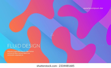 Neon Poster. Pink Plastic Background. Spectrum Illustration. Gradient Design. Flow Landing Page. Dynamic Journal. Memphis Frame. 3d Digital Banner. Lilac Neon Poster