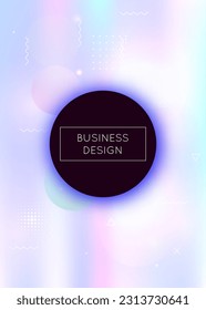 Presentación de Neon. Banner ligero. Forma arcoiris. Patrón abstracto. Simple Volante. Diseño Mágico Violeta. Puntos científicos. Plantilla de perlaje tecnológico. Presentación de Neón Azul