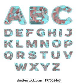 neon prism alphabet