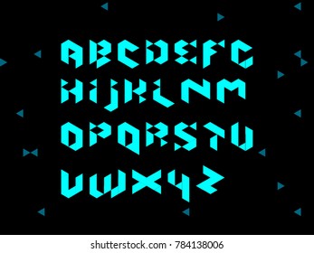 Neon Prism Font Set