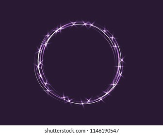 Neon purple frame