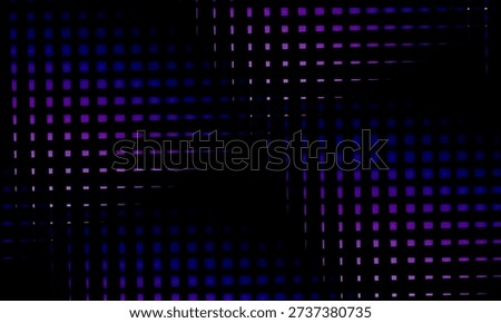 Neon purple grid abstract background with glowing dot matrix and highcontrast darkness, ideal for cyberpunk graphics, electronic music posters, tech interface mockups, and nightlife visuals