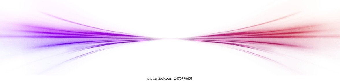 Neon rays vector abstract background png. Futuristic technological style. Abstract background with speed lines. Vector illustration. Futuristic. The light lines of the road are blue png	