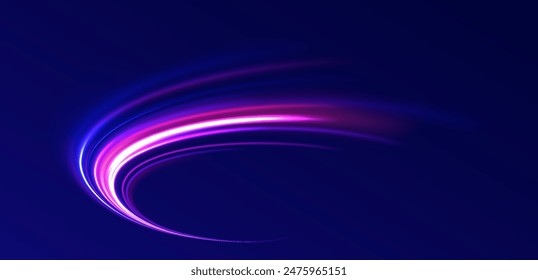 Neon rays vector abstract background png. Futuristic technological style. Abstract background with speed lines. Vector illustration. Futuristic. The light lines of the road are blue png	