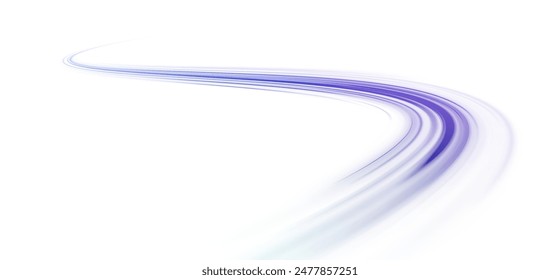 Neon rays vector abstract background png. Futuristic technological style. Abstract background with speed lines. Vector illustration. Futuristic. The light lines of the road are blue png	