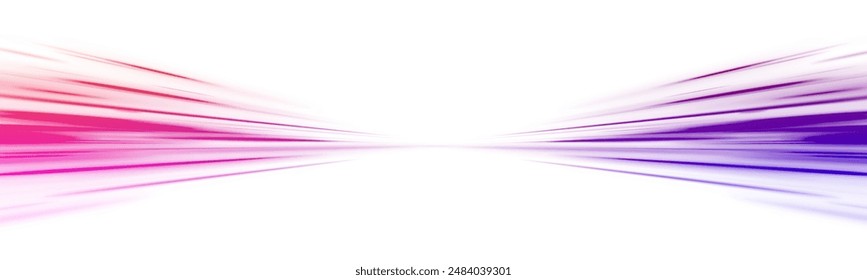 Neon rays vector abstract background png. Futuristic technological style. Abstract background with speed lines. Vector illustration. Futuristic. The light lines of the road are blue png	