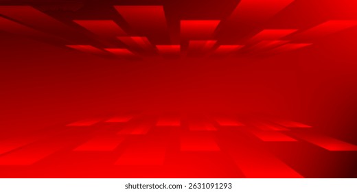 Neon red background dark red metaverse digital technology, cyber information, abstract speed connection communication, future meta technology innovation.