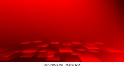 Neon red background dark red metaverse digital technology, cyber information, abstract speed connection communication, future meta technology innovation.