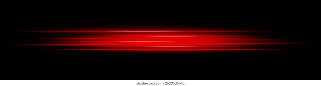 Neon red speed lines on dark background. Great for energetic UI visuals, transitions, or sci-fi themed designs.