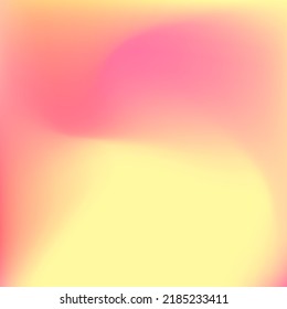 Neon Red Sunset Color Curve Wallpaper. Flow Yellow Liquid Pink Smooth Surface. Trendy Warm Fluid Watercolor Peach Swirl Gradient Mesh. Sunrise Vibrant Pastel Bright Orange Gradient Backdrop.