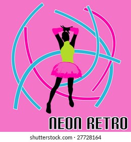 Neon Retro Background