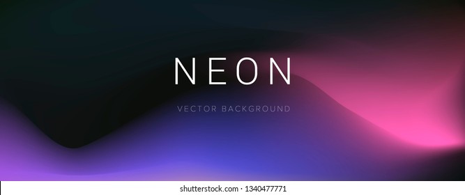 Neon retrofuturistic shiny vector background in vivid color palette.
