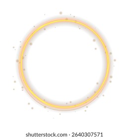 Neon ring pulses in sapphire eclipse. Magic particles swirl in spiral blaze. Luminous halo orbits like digital radar. Transparent flash glows with silent burst. 