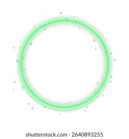 Neon ring pulses in sapphire eclipse. Magic particles swirl in spiral blaze. Luminous halo orbits like digital radar. Transparent flash glows with silent burst. 