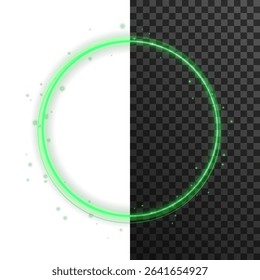 Neon ring pulses in sapphire eclipse. Magic particles swirl in spiral blaze. Luminous halo orbits like digital radar. Transparent flash glows with silent burst. 