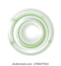 Luz redonda de néon. Círculo do quadro com brilho led. Conjunto de anéis laser para design isolado em fundo transparente.