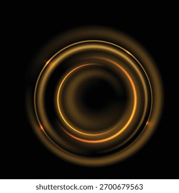 Neon round light. Frame circle with led glow. Set of laser rings for design isolated on transparent background.